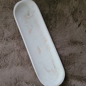 Farm house white dough bowl